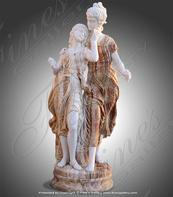 Marble Statues  - Marble Ladys Statue - MS-1268
