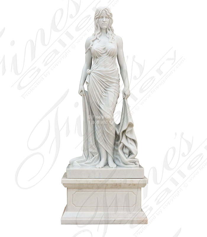 Marble Statues  - Custom Designed Beauty In Marble - MS-1391