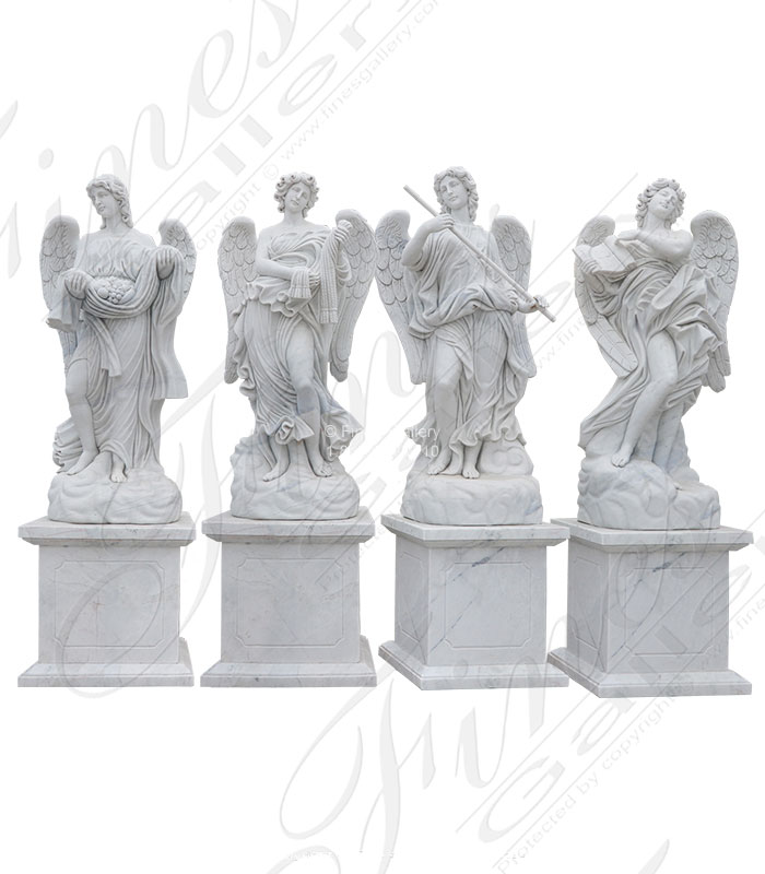 Marble Statues  - Four Seasons Angel Set - MS-1394