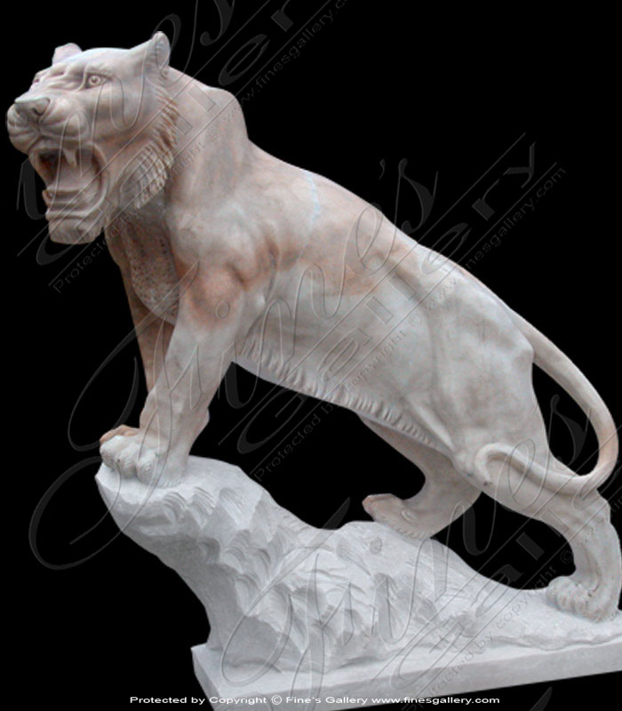 Search Result For Marble Statues  - Majestic Lion Pair - MS-1077