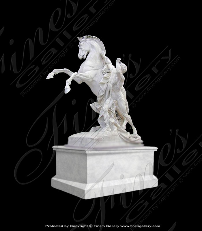 Marble Statues  - White Marble Cherub - MS-1173