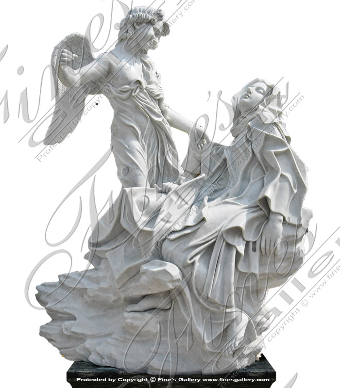 Marble Statues  - Elegent Lady In Dress - MS-1159