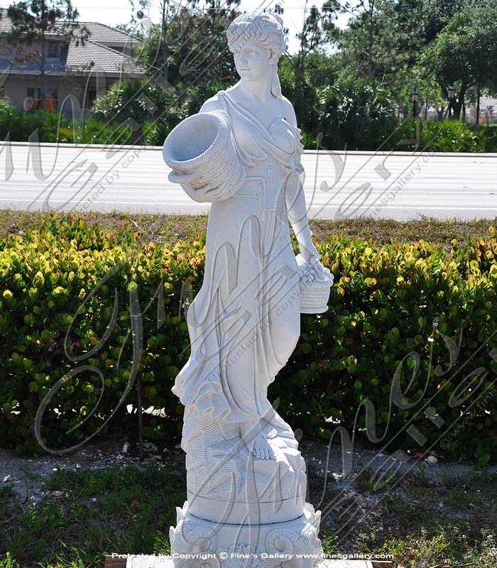 Marble Statues  - White Marble David Statue - MS-890