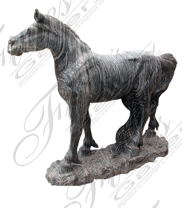 Marble Statues  - Marble Horse - MS-308