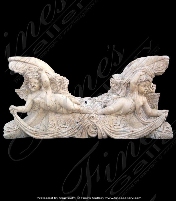 Marble Statues  - Archangel Michael Marble Statue - MS-1163