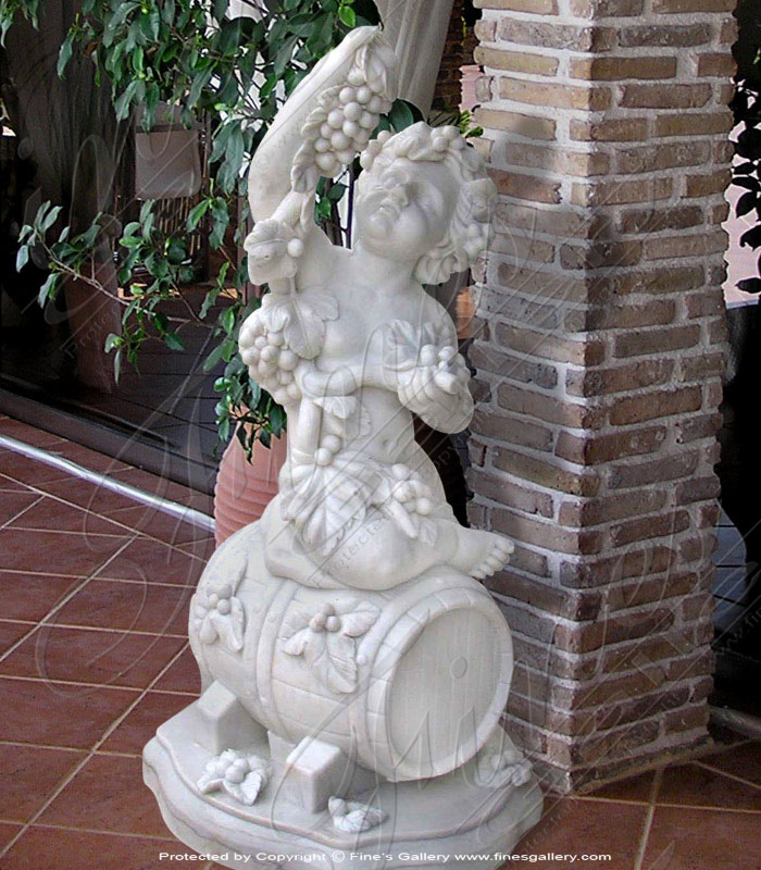 Search Result For Marble Statues  - Roman Maiden Vase - MS-134