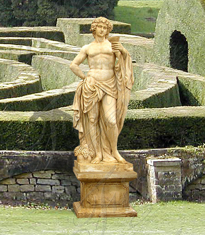 Marble Statues  - Bacchus Marble Statue - MS-428