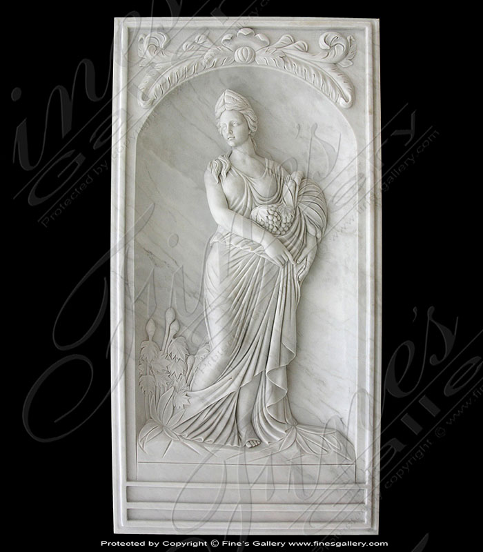 Search Result For Marble Statues  - White Mythical Plate - MS-504