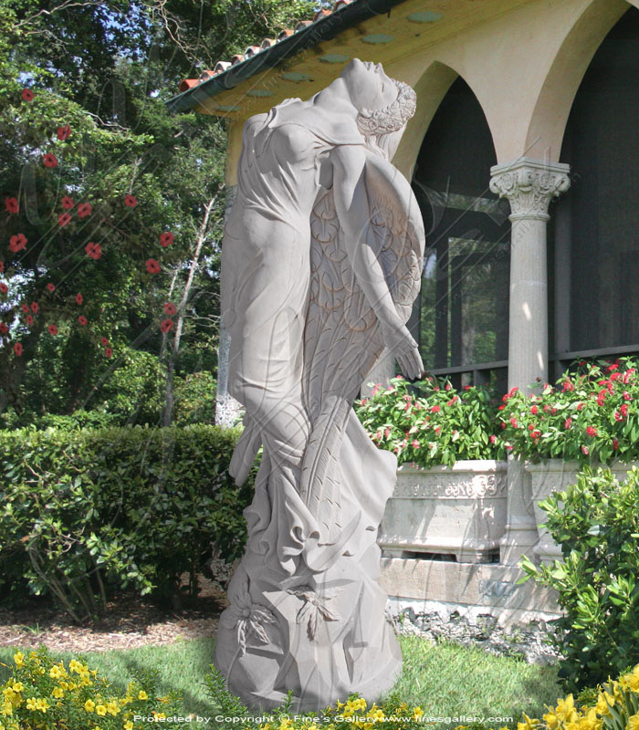Search Result For Marble Memorials  - Angel's Prayer Marble Memorial - MEM-084