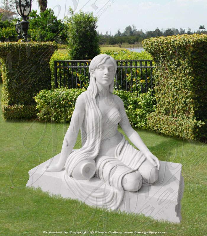 Marble Statues  - Medieval Princess - MS-345