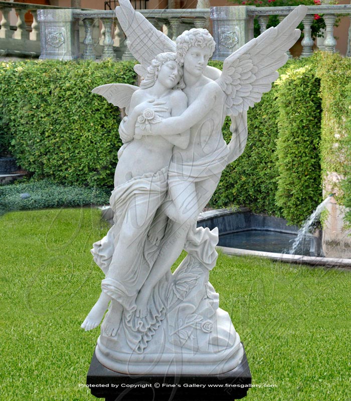 Marble Statues  - Pegasus With Rider - MS-233