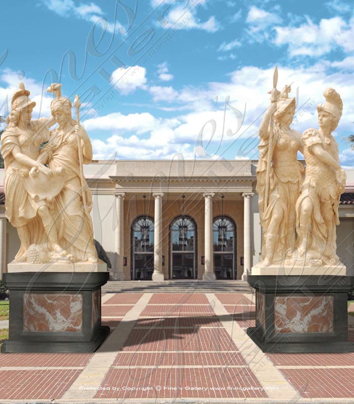 Marble Statues  - Classical Victors Marble Statue - MS-956