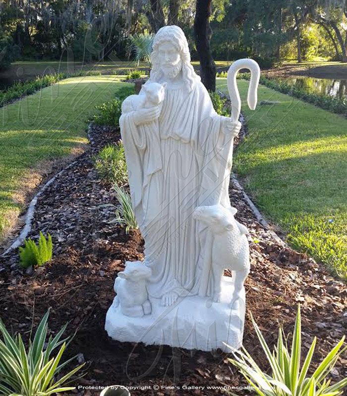 Search Result For Marble Statues  - White Marble Jesus Statue - MS-1164