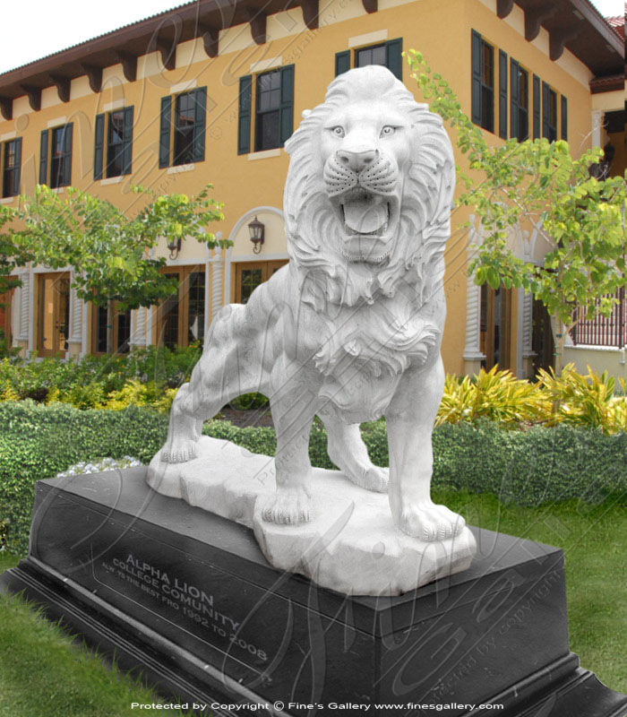 Special Mascots  - Marble Lion Mascot - MSCT-013