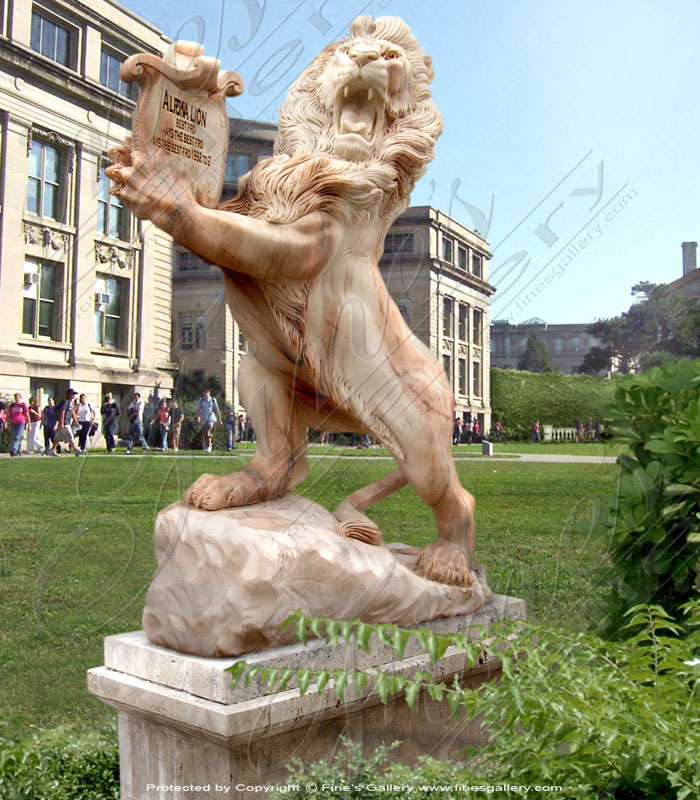 Special Mascots  - Marble Lion Mascot - MSCT-016