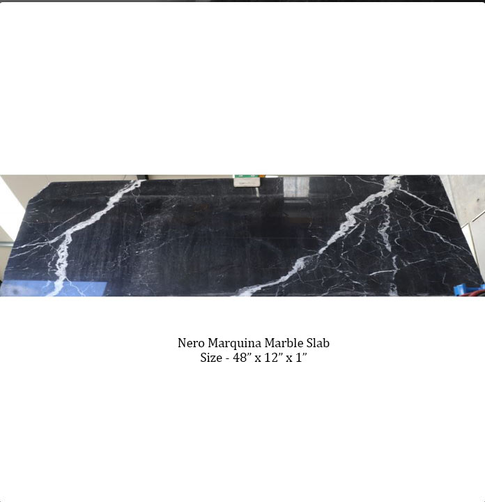 Marble Slabs  - Nero Marquina Marble Slab  - MSLB-003