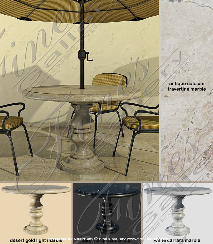 Marble Tables  - Travertine Table - MT-216