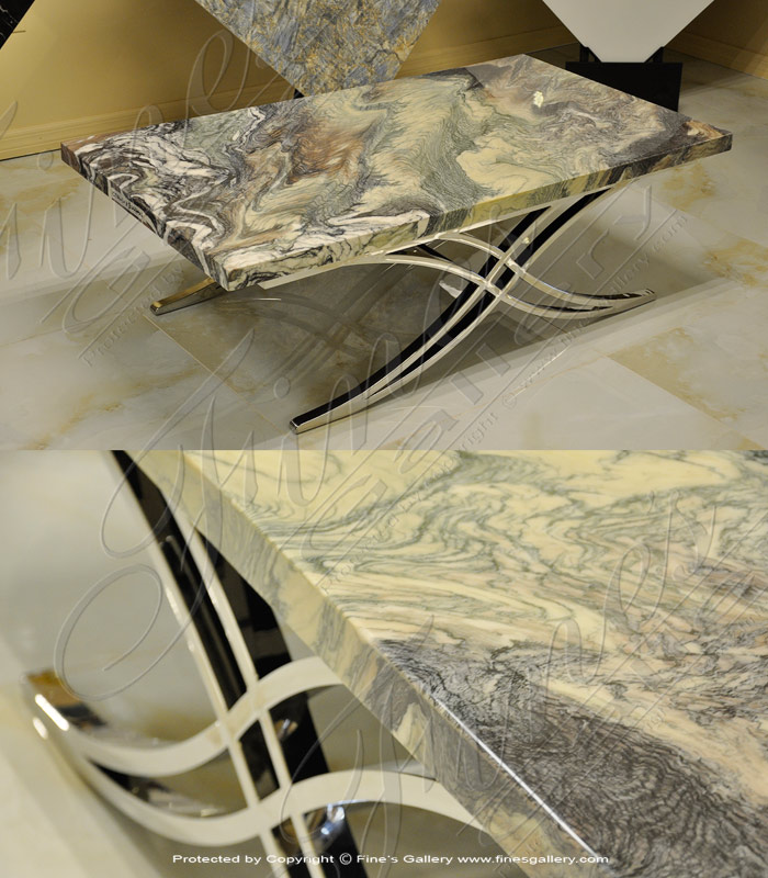 Exotic Polished Granite Coffee Table