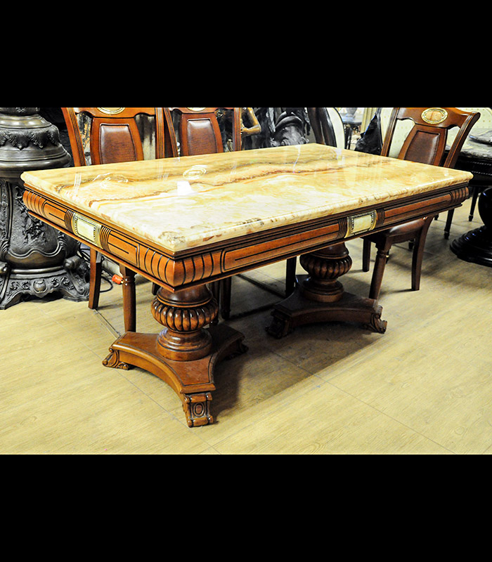 Marble Tables  - Onyx / Wood Table - MT-272