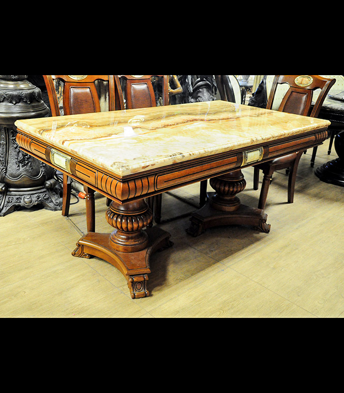 Search Result For Marble Tables  - Onyx / Wood Table - MT-272