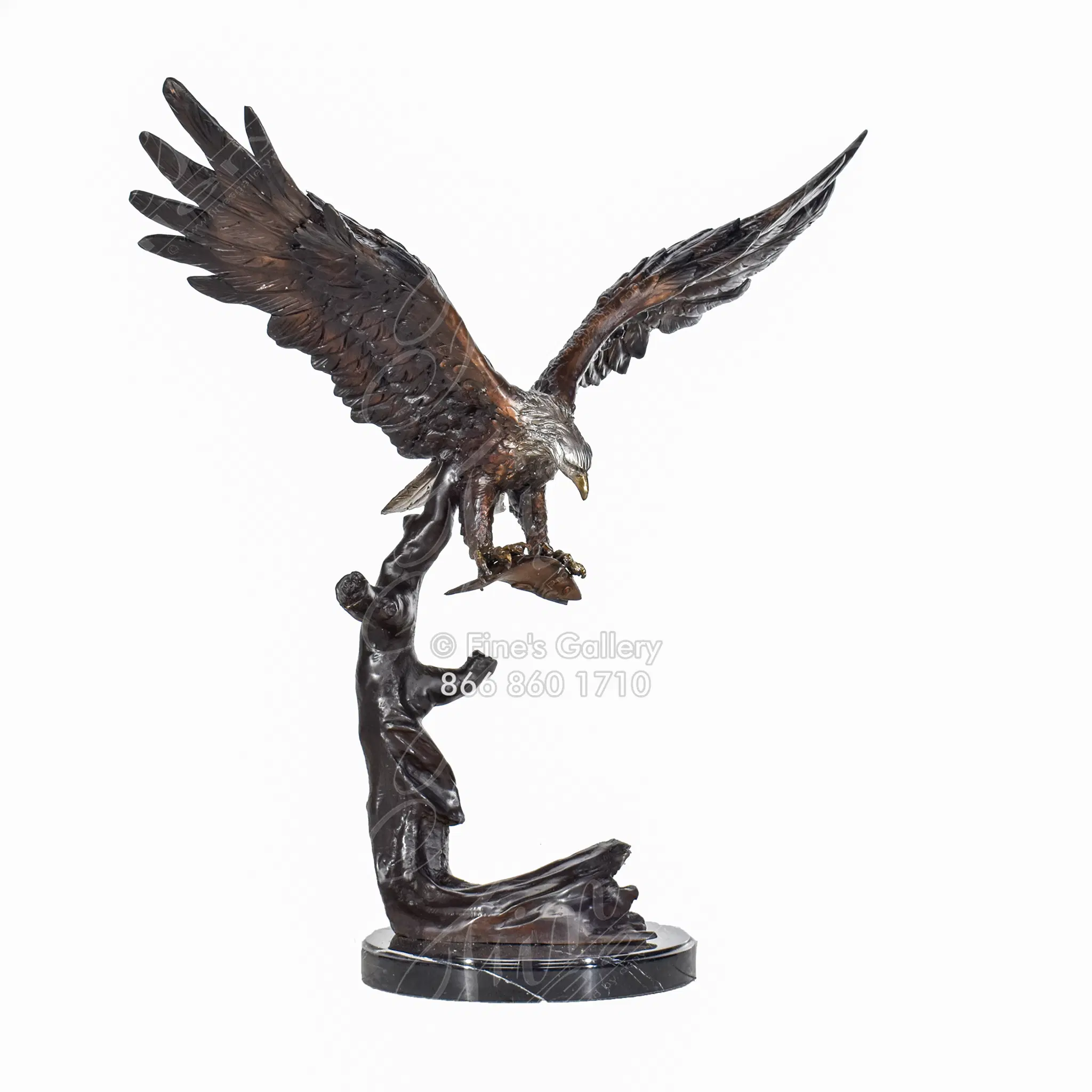 Bronze Eagle Statue