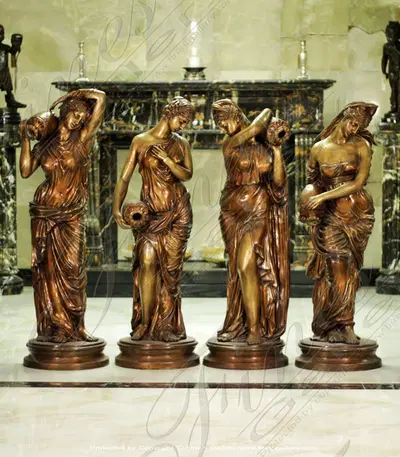 Bronze Maiden Fountains