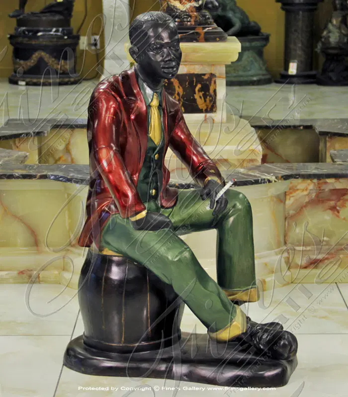 Jazz Man Bronze Statue
