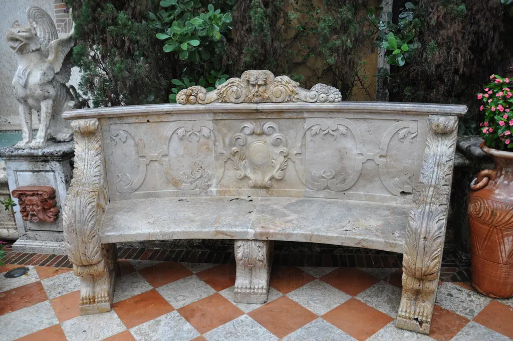 Compilation of Benches, Urns and Garden Art