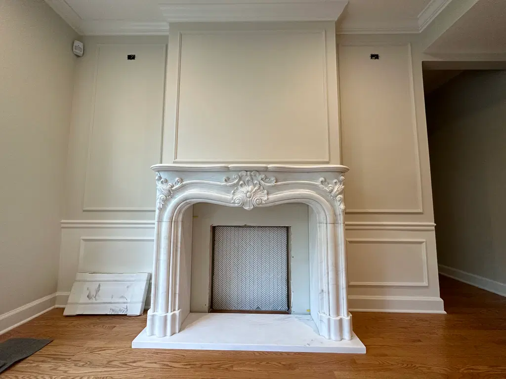 Compilation of Marble Mantel Installations in the Continental…