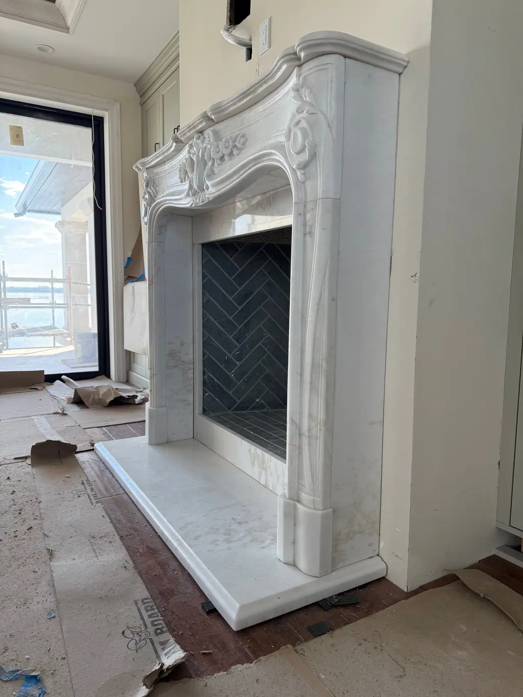 Compilation of Marble Mantel Installations in the Continental…