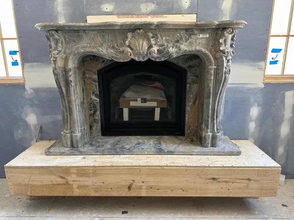 Compilation of Marble Mantel Installations in the Continental…