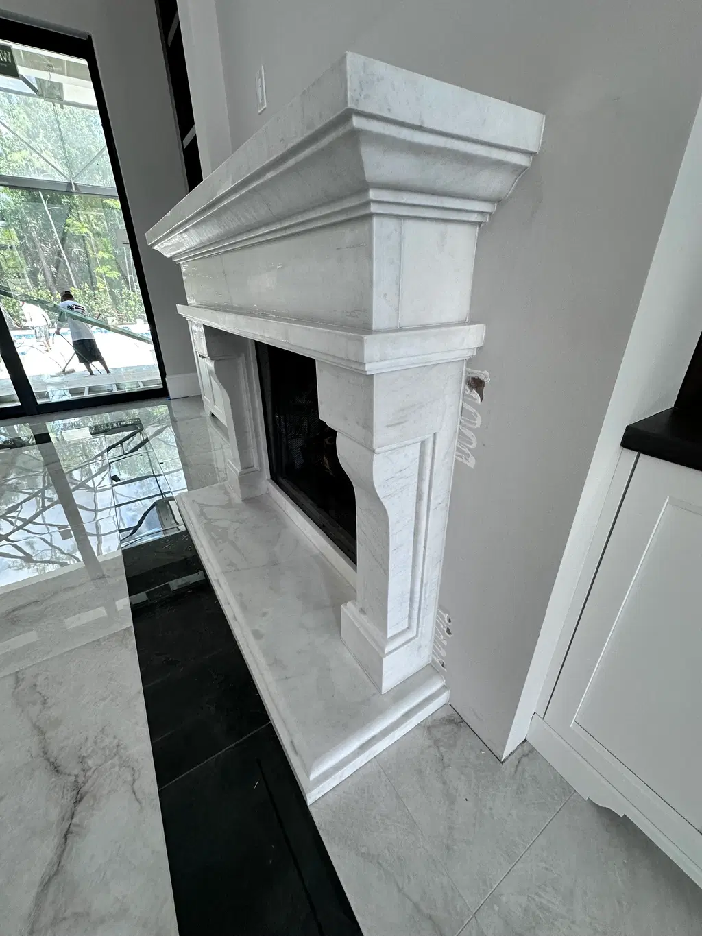 Compilation of Marble Mantel Installations in the Continental…