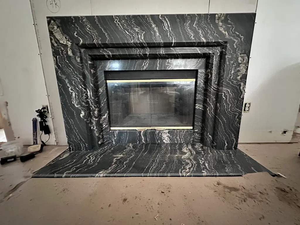 Compilation of Marble Mantel Installations in the Continental…