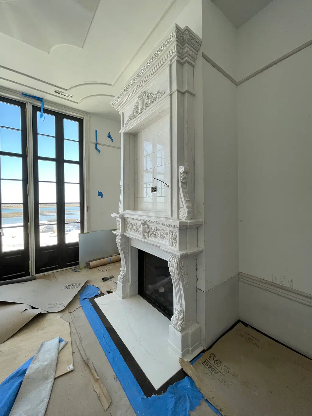 Compilation of Marble Mantel Installations in the Continental…