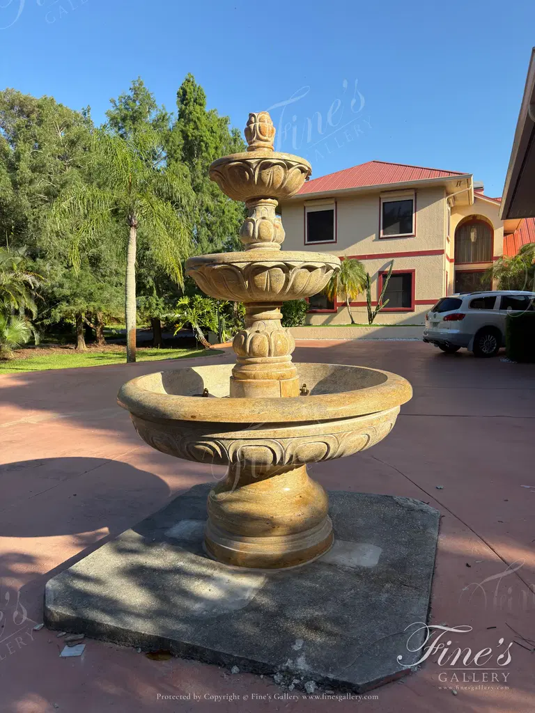 Granite Fountain Installation in Stuart Florida