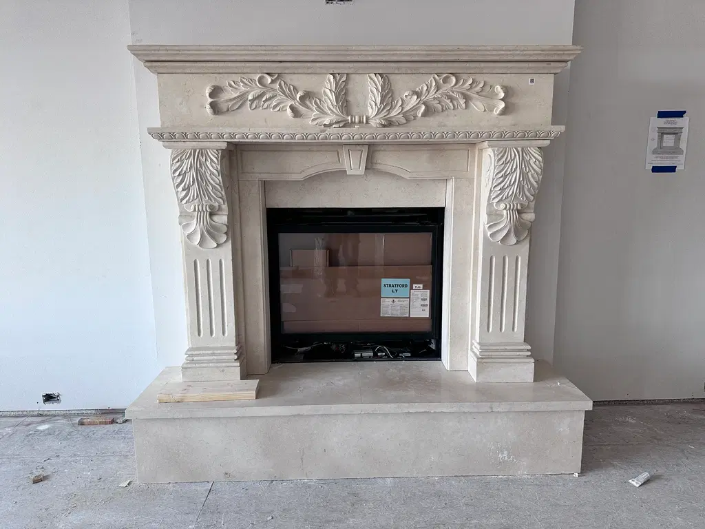Compilation of Marble Mantel Installations in the Continental…