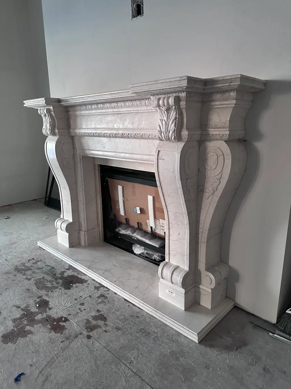 Compilation of Marble Mantel Installations in the Continental…