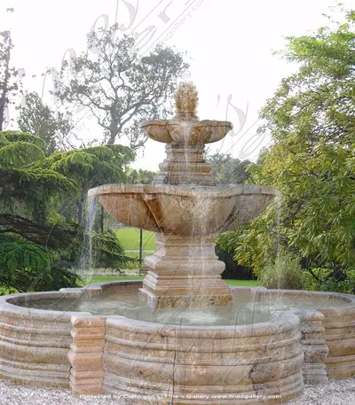 Verona Gardens Granite Fountain