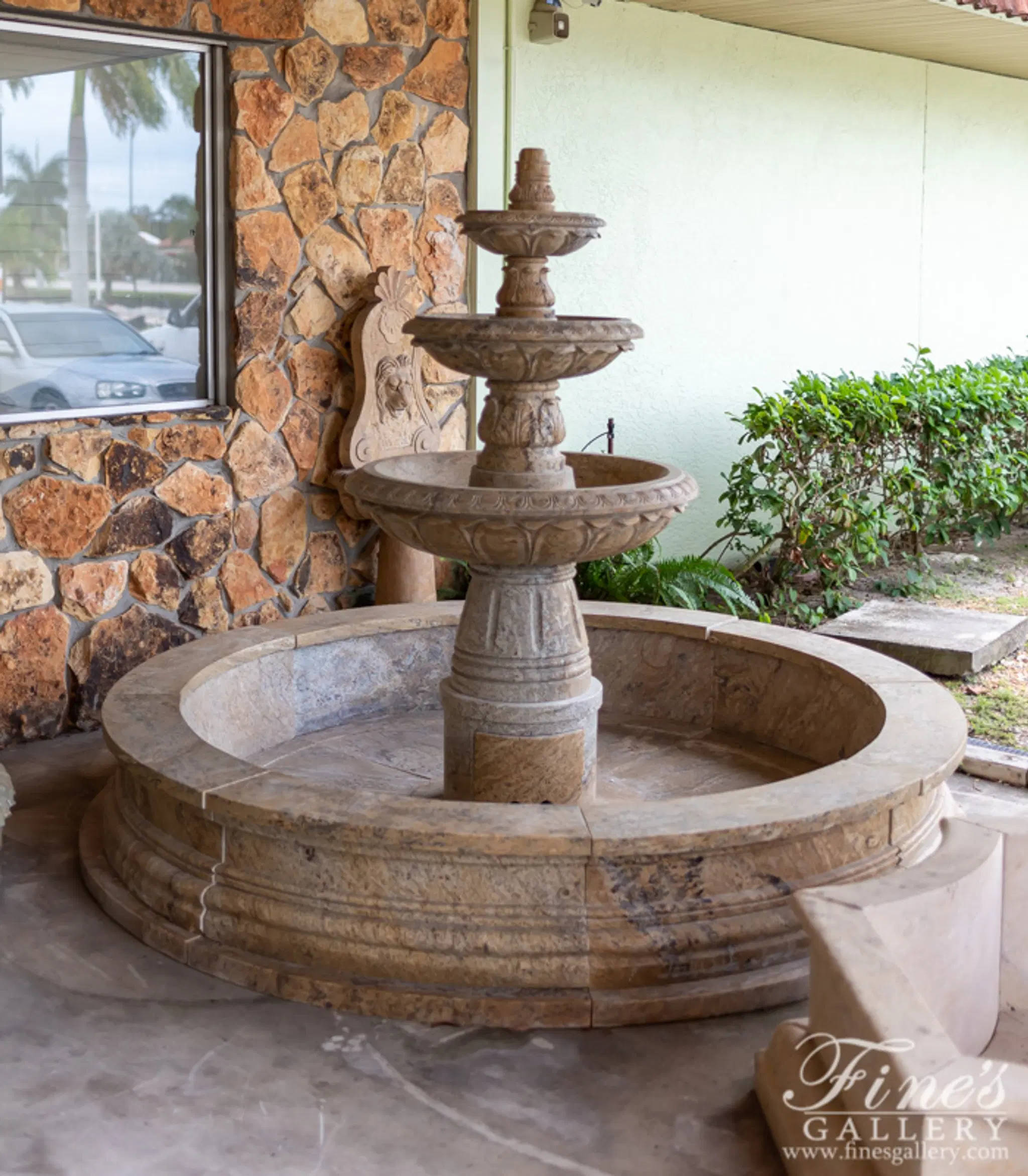 Grecian Gardens Granite Fountain — Model MF-1584 — detail view 1