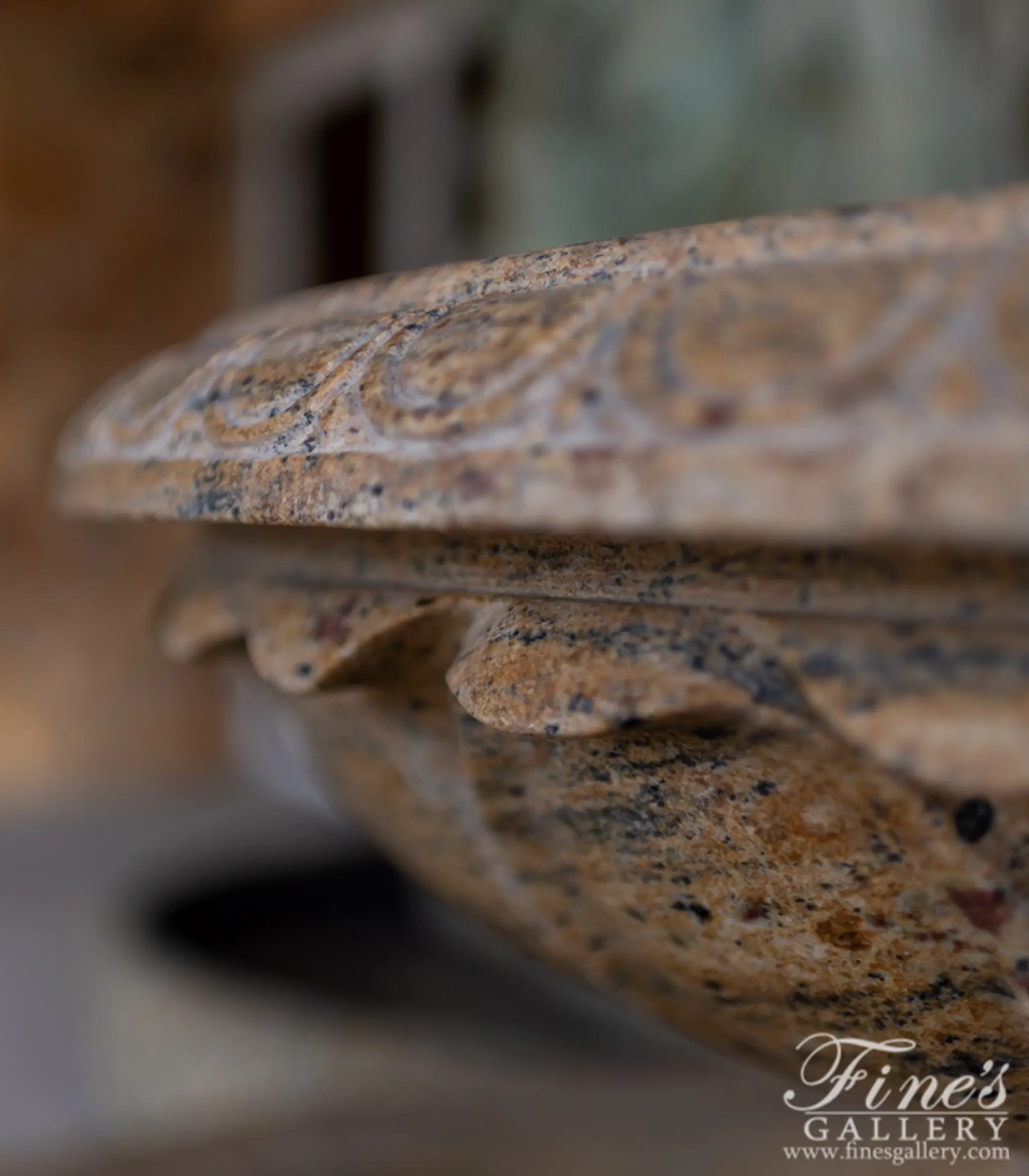 Grecian Gardens Granite Fountain — Model MF-1584 — detail view 4