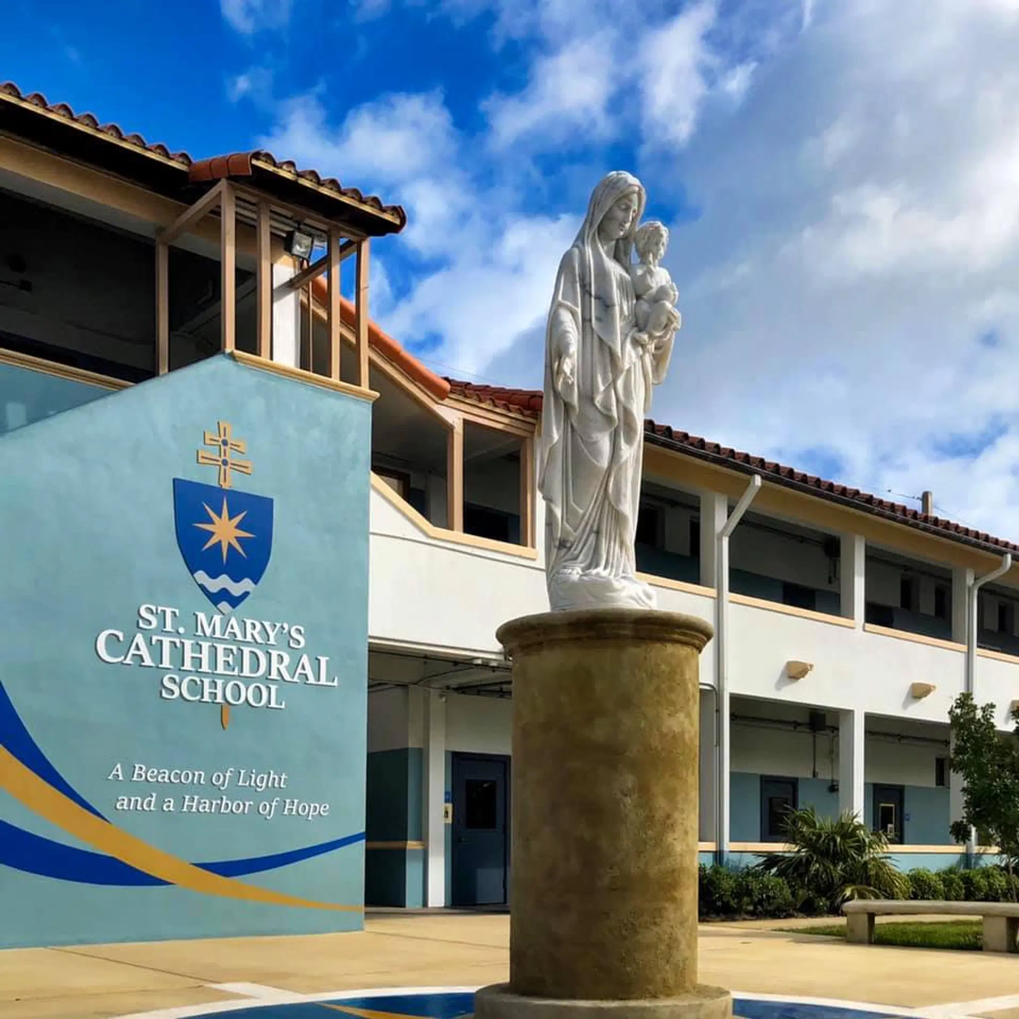 St Mary's Cathedral School Statue