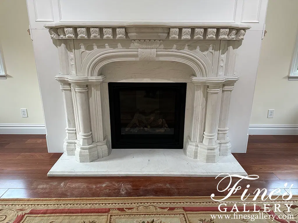 Compilation of Marble Mantel Installations in the Continental…