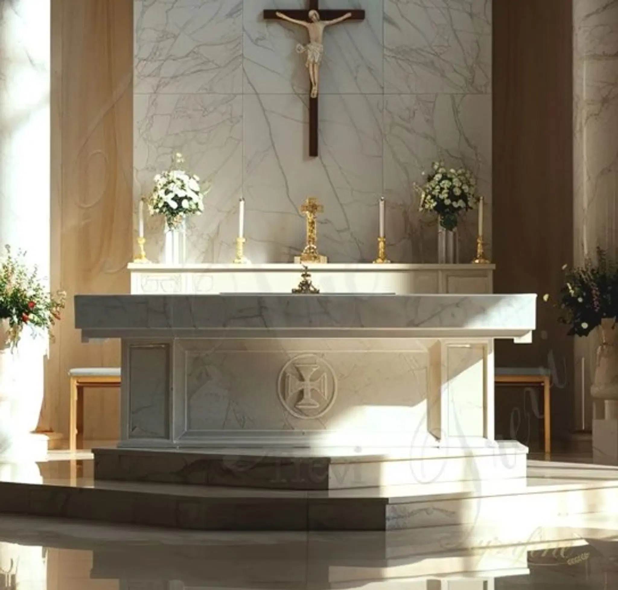 Church Interior Decor | Altars, Fountains, Statues, and more