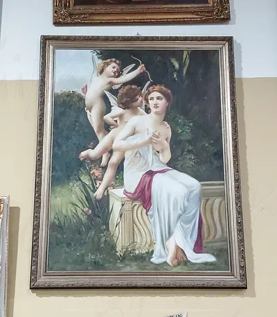A Heavenly Scene Canvas Painting
