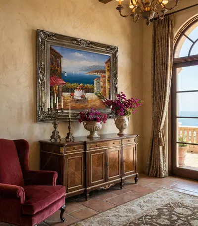 The Mediterranean Sea Canvas Painting