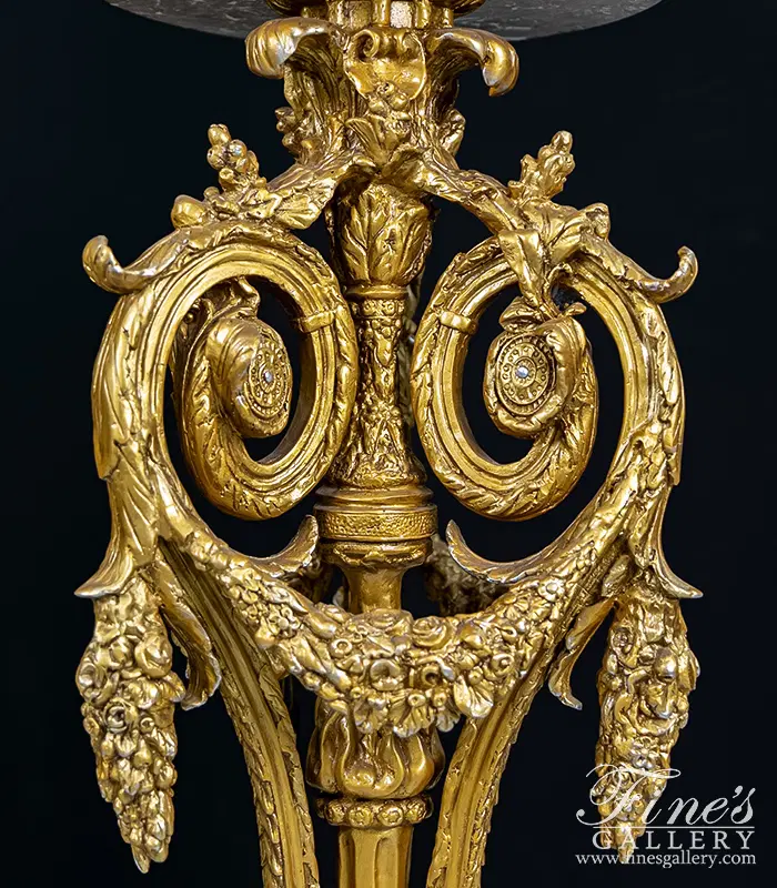 Bronze Bases - Ornate French Bronze Base Pair - BB-125 - Fine's Gallery ...