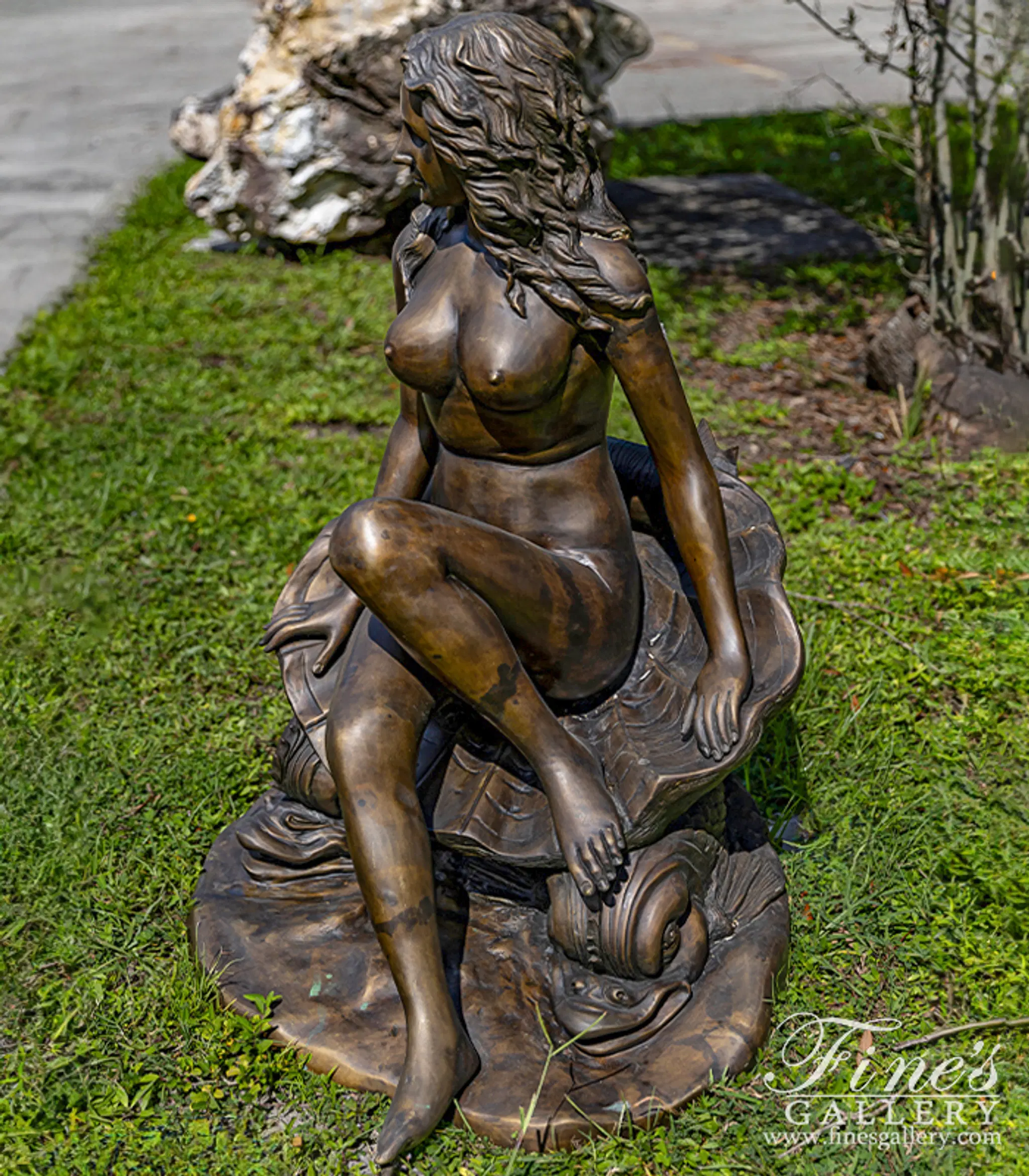 Nude Classical Venus Bronze Female Fountain — Model BF-116 — detail view 9