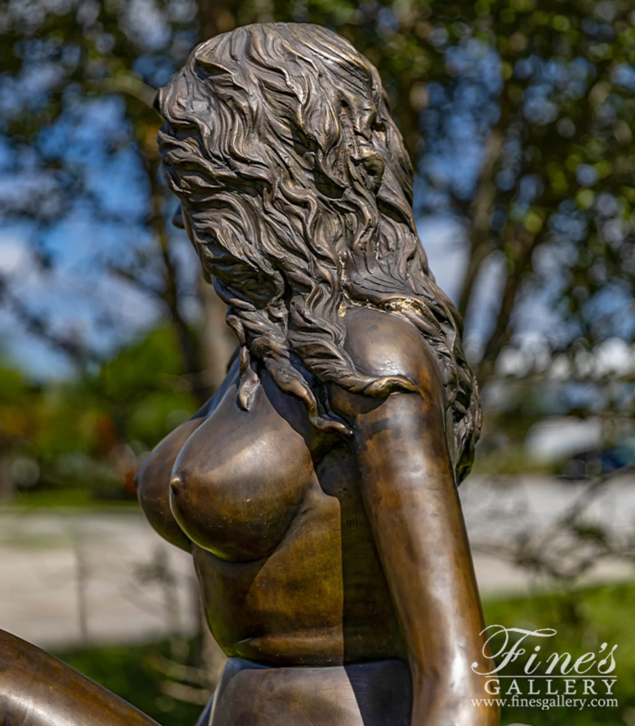 Nude Classical Venus Bronze Female Fountain — Model BF-116 — detail view 3