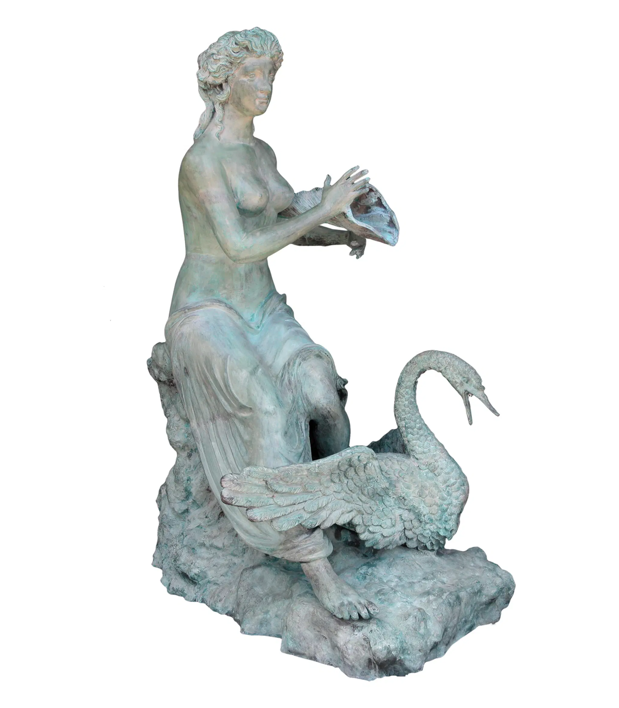 Swan Maiden Bronze Fountain