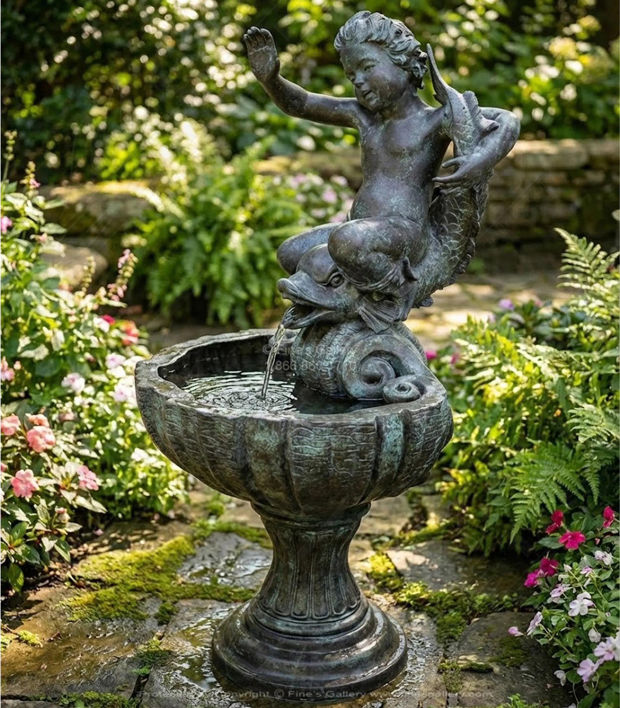 Ocean Boy Bronze Fountain